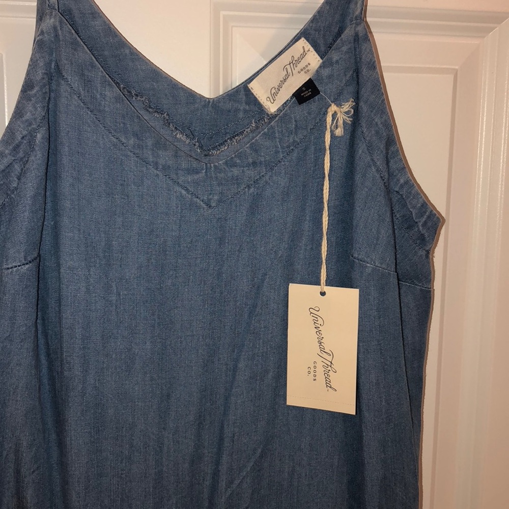 Denim dress- never worn- still has tags